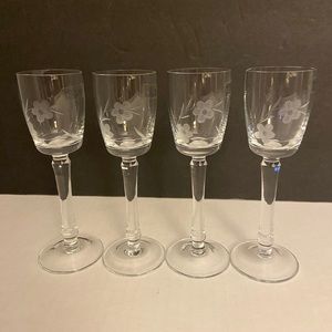 Vintage Toscany Cordial~Liqueur Glasses